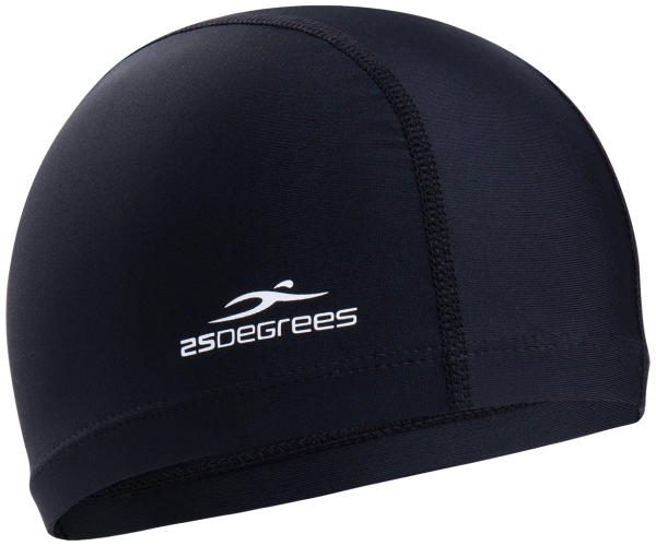 Шапочка для плавания 25DEGREES Essence Black, полиамид, детский
