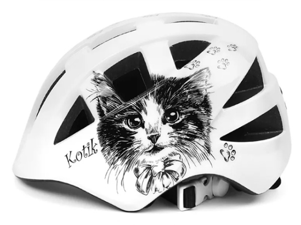 Шлем детский Vinca Sport IN-MOLD "Kotik" с регулировкой