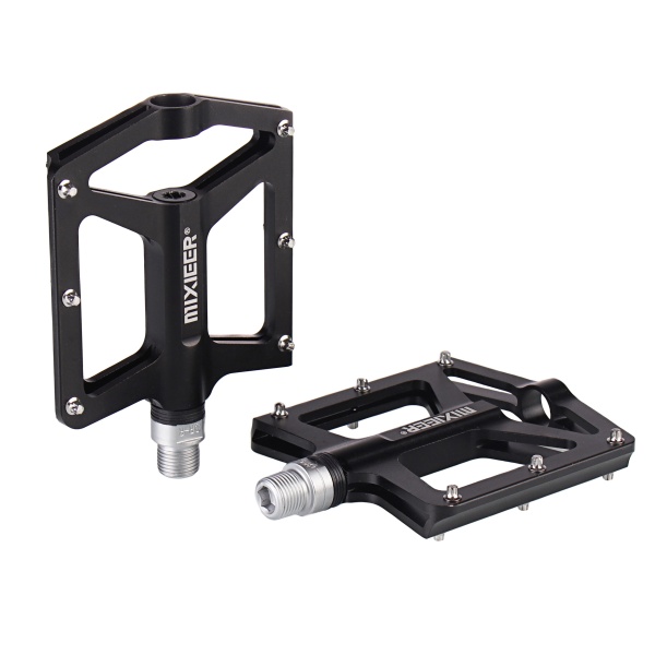 Педали MOUNT KNIGHT, 9/16 резьба, CNC корпус, 3 пром. подшипника, 112х100мм, с рефлектором, CR-MO