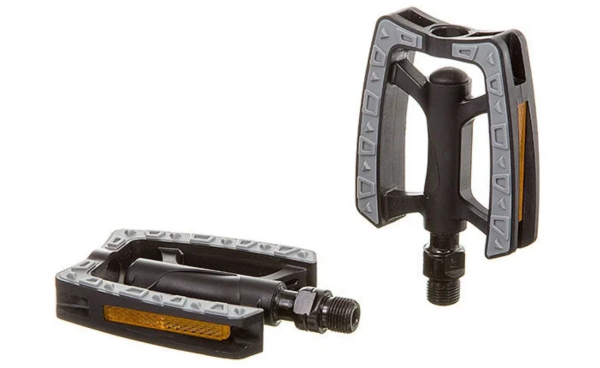 Педали FP-212, ось 9/16", пласт. Корпу прорезин.