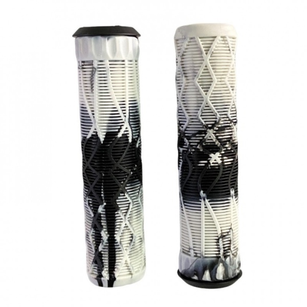 Грипсы с барендами BL 115/S22, black-white