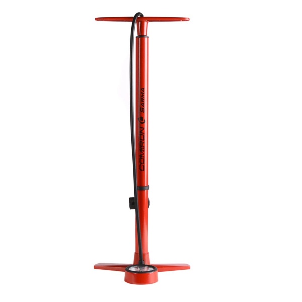 Насос напольный с манометром Comiron SARMA алюминиевый манометр 2,5" 32*630 мм, 506 см3, 11 бар 