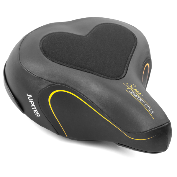 Седло Vinca Sport комфорт., 260х230мм, с гелем, европодвес, yellow