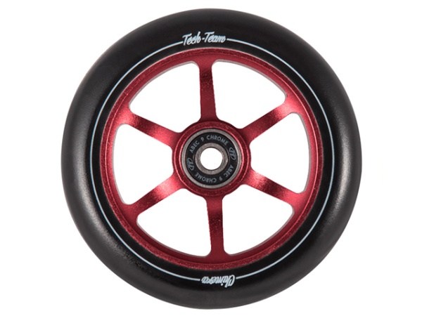 Колесо для самоката X-Treme 110 мм. Форма 6ST (CHIMERA), red