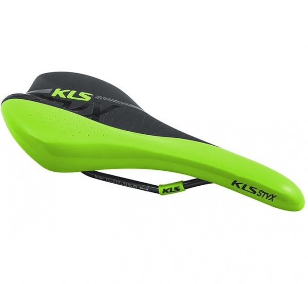 Седло Kellys Styx, 277х162мм, зеленое