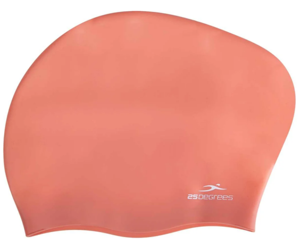 Шапочка для плавания 25DEGREES Mamana Brick Red силикон, для длинных волос