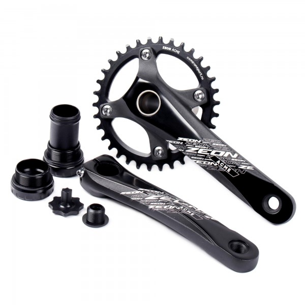 Система шатунов ZEON ACME, звёзда алюминиевая 34T, B.C.D 104 мм, Narrow Wide, шатуны 170 мм