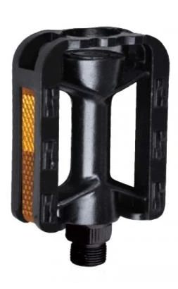 Педали Vinca Sport дет., 80x57мм, ось 9/16", черн., инд.уп. 