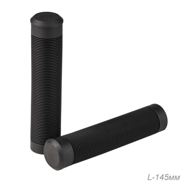 Грипсы 145 мм. эргономичные. ENLEE Special Soft TPE. black 