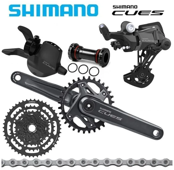 Комплект Shimano СUES 4000 (FC+RD+SL+CN+CS+MT -170)mm
