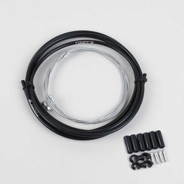 Комплект оплетки и тросов велосипеда на тормоз TOOPRE SCS-002 черный
