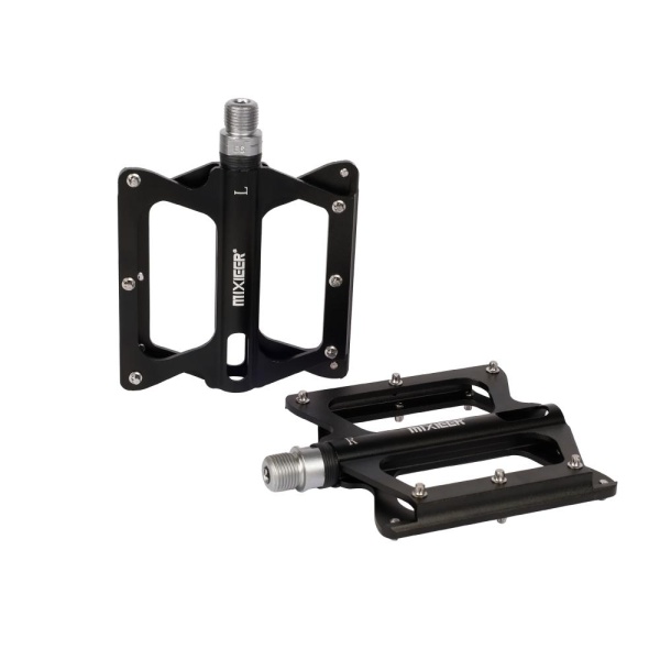 Педали MOUNT KING, 9/16 резьба, CNC корпус, 3 пром. подшипника, 121х104мм, с рефлектором, CR-MO ось