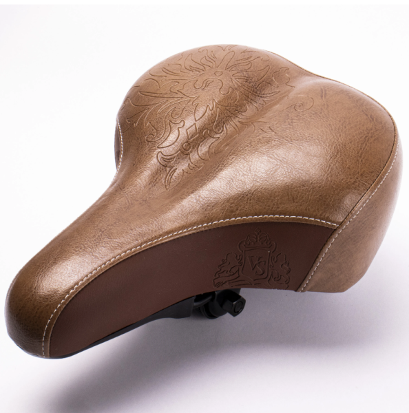 Седло Vinca Sport Vintage комфорт., 260х190мм, с пружинами, коричневое