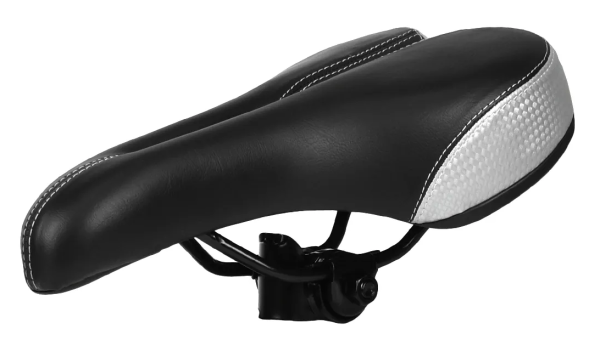 Седло DS-2424 MTB 265*145mm, 420гр,комфорт,анатомическое,черное