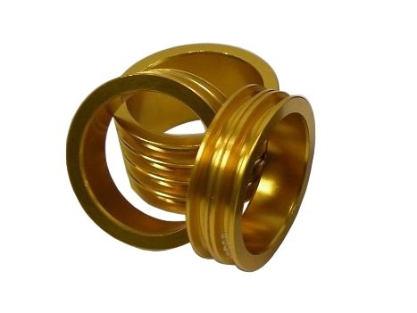 Кольцо проставочное Spacer-R 1-1/8"х5мм золотое, алюминиевое