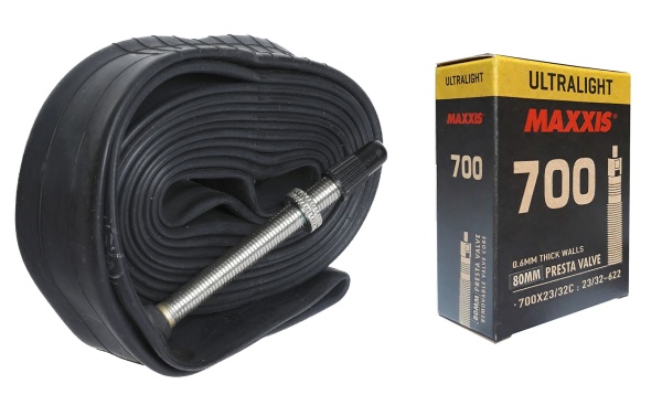 Велокамера 700 Maxxis Ultralight 700X23/32C 80mm F/V