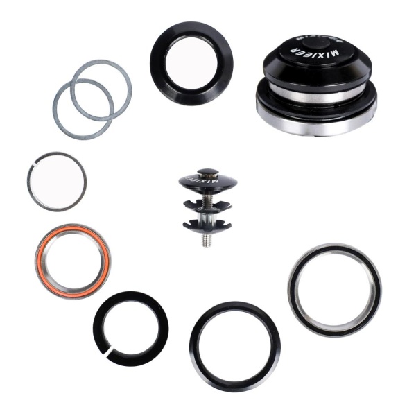 Рулевая колонка MIXIEER QLP-40 1-1/8"х41,8х52х39,8/30 высота 11мм пром.подш. вес 111г