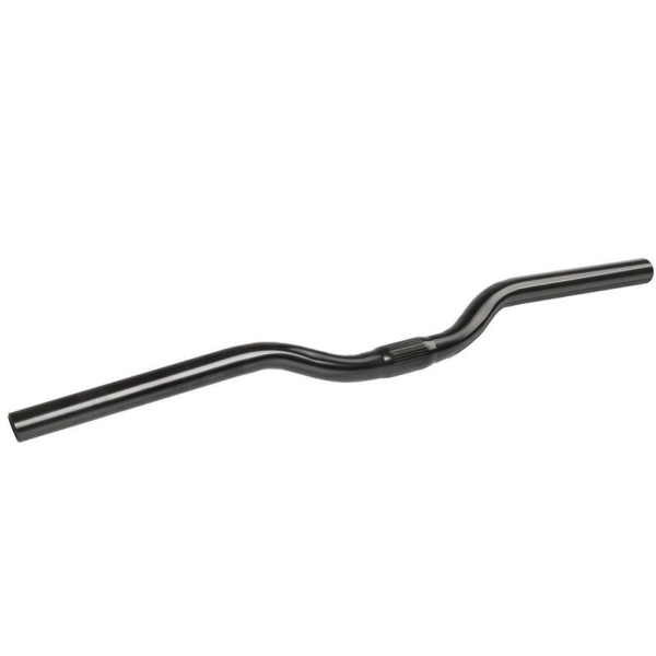 Руль МТВ сталь слабоизогнутый 22,2/25,4x640мм черный