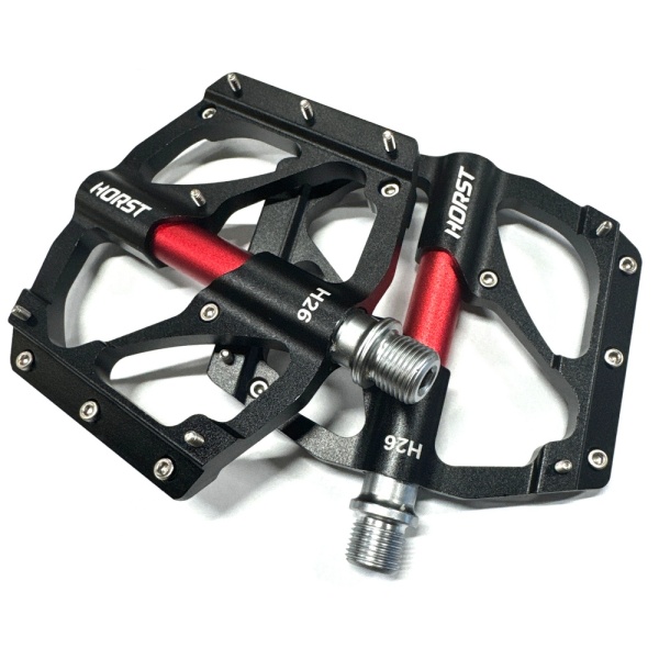 Педали Horst H26 ось Cr-Mo с 2-мя герм. промподш. + 1 DU черные