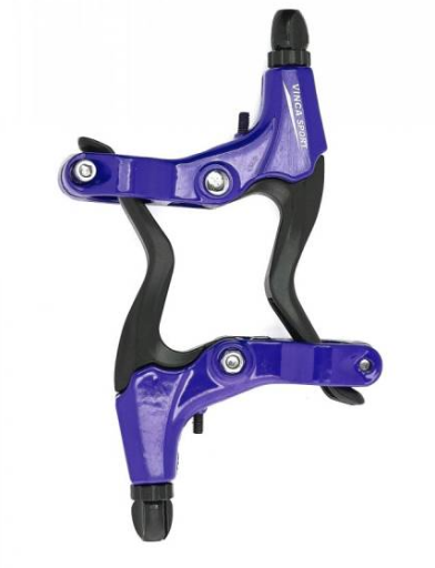 Тормозные ручки Vinca Sport 2пальца, материал - алюминий, темно-синие