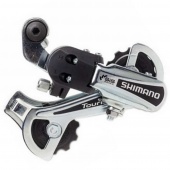 Переключатель задний Shimano RD-TY-21-B GS Tourney 65 мм под петух серебро 6sp