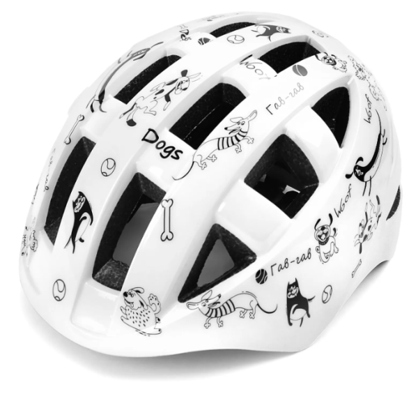 Шлем детский Vinca Sport IN-MOLD "Dogs" с регулировкой