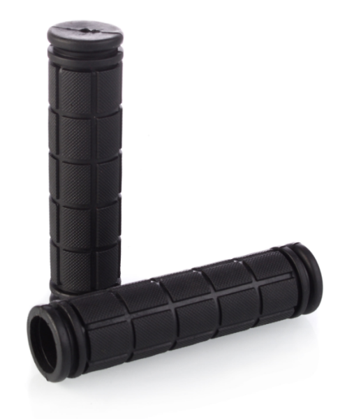 Грипсы "Шашечки", 115 mm, черн.