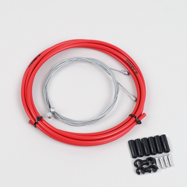 Комплект оплетки и тросов велосипеда на тормоз TOOPRE SCS-002 красный