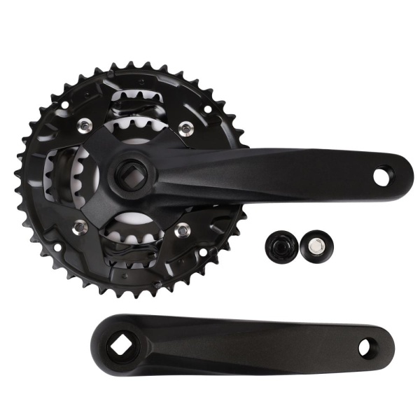 Система шатунов WEI-CR-01 22/32/42T шатуны алюминиевые 170мм, съемные звезды IISA305, BCD 104x64.