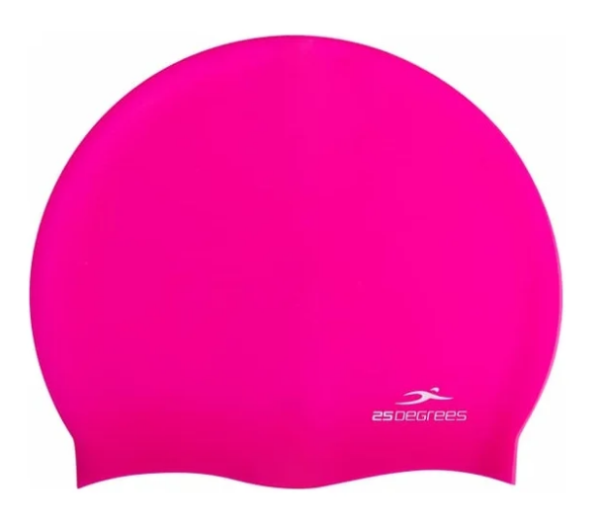 Шапочка для плавания 25DEGREES Nuance Pink, силикон, подростковый