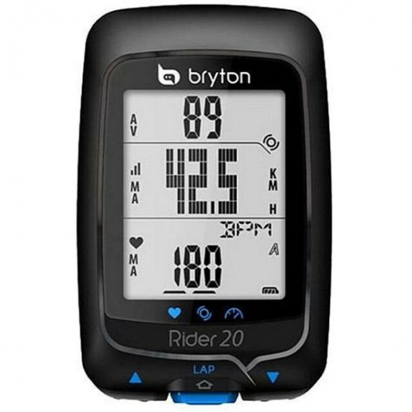 Компьютер 8-функций, Bryton Rider 20 E GPS, беспроводной