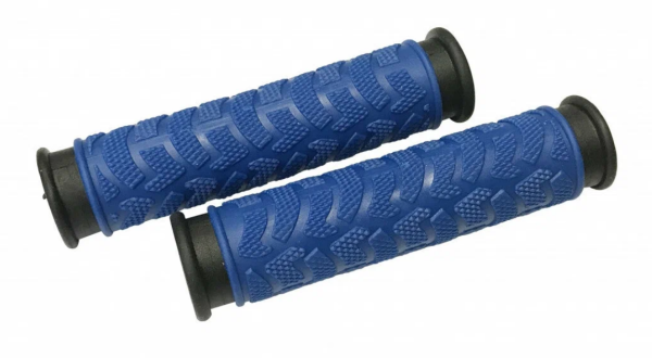 Грипсы Clarks C49BB резиновые 125мм 2-х компонент. сине-черные 