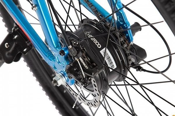 Велогибрид Eltreco XT 600 Limited edition черно/синий (2020)