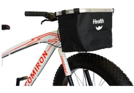 Корзина складная для велосипеда, с алюминевым держателем на руль BAC-1102  Корзина складная для велосипеда, с алюминевым держателем на руль BAC-1102