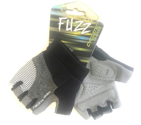 Перчатки Fuzz лайкра Racing team grey/black