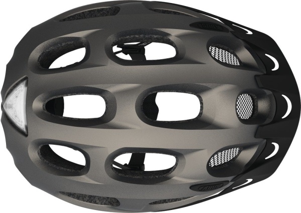 Шлем Abus Youn-I-Ace с LED фонариком, L(56-61см) , темн-сер.