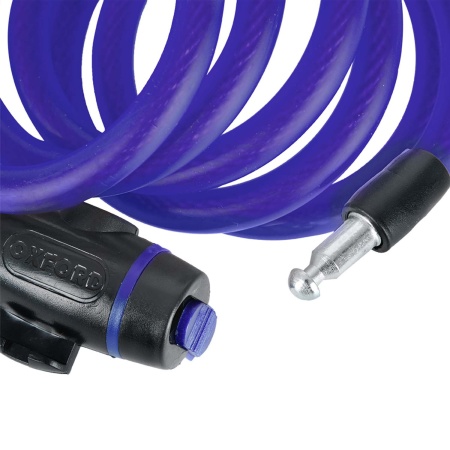 Замок вело Oxford Cable Lock 12х1800мм, blue