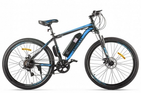 Велогибрид Eltreco XT 600 Limited edition черно/синий (2020)