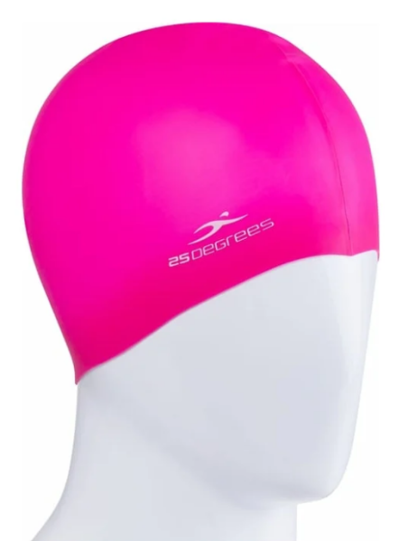 Шапочка для плавания 25DEGREES Nuance Pink, силикон, подростковый