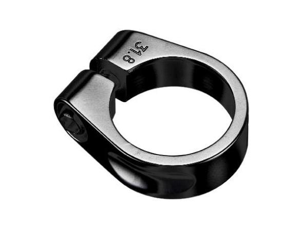 Зажим подс. 31.8мм ал. под шестигр. black