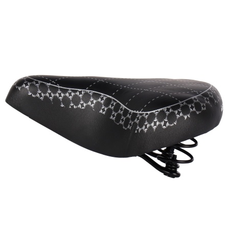 Седло велосипедное Comiron Kripton KRPT-80-019C, 240x205 black/grey