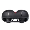 Седло велосипедное Comiron Bern N669A 255x210 black/red