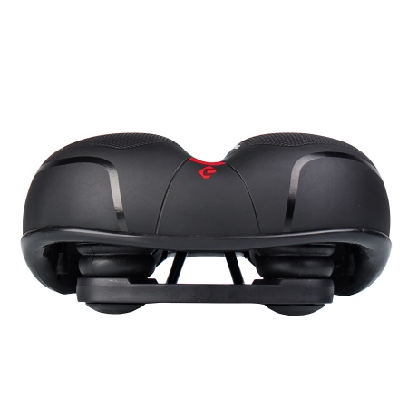 Седло велосипедное Comiron Bern N669A 255x210 black/red