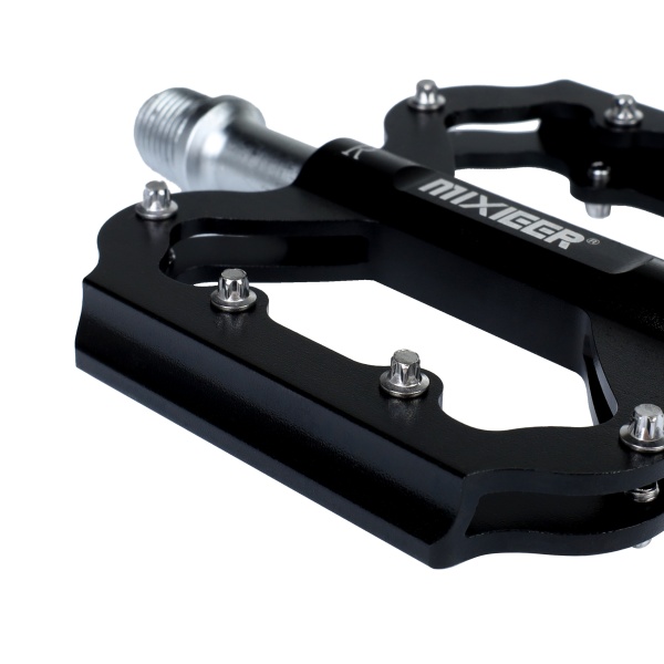 Педали DONSKOY, 9/16 резьба, CNC-6061 корпус, 1DU+1 пром. подшипник, 104х86мм, с рефлектором, CR-MO 