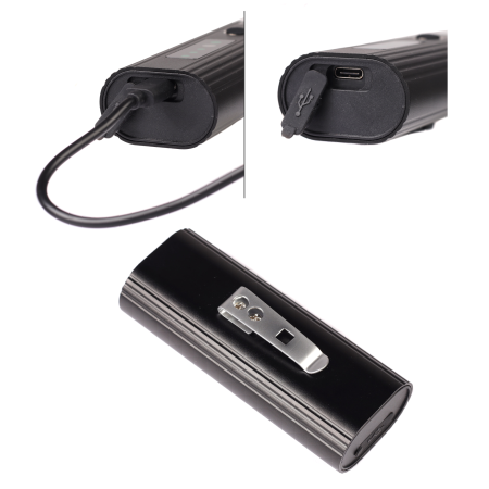 Фонарь передний Comiron "OKO700", авиационный алюминий 6063, свет: 2 XPG, 700lm