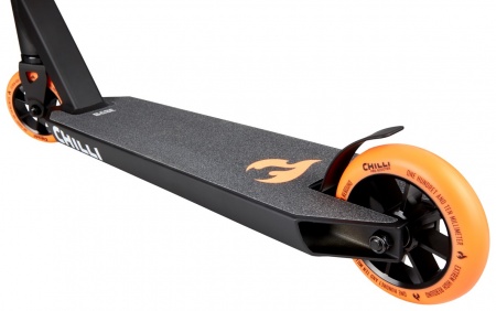 Самокат трюковой Chilli 2021 Pro Scooter Base Black/Orange