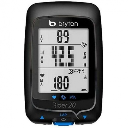 Компьютер 8-функций, Bryton Rider 20 E GPS, беспроводной