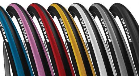 Покрышка 700С CST 700x23C C1406 Czar черный-красный