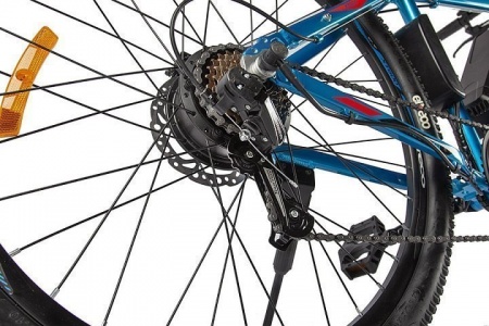 Велогибрид Eltreco XT 600 Limited edition черно/синий (2020)