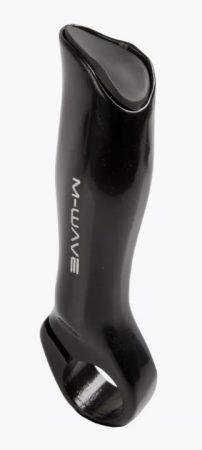 Рога M-Wave алюм., прямые, коротк., анатомические, черн. 